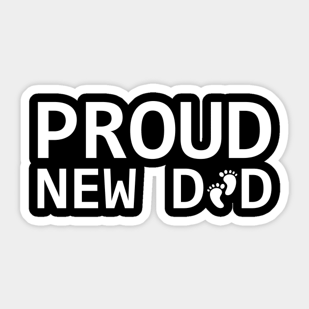 Proud new dad Sticker by MadebyTigger